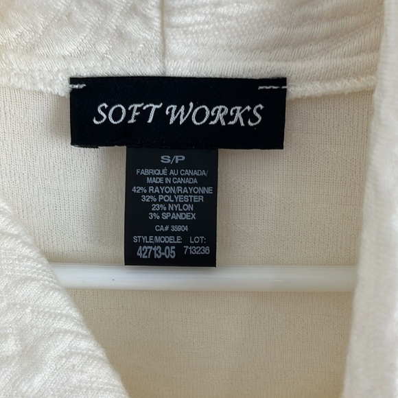 Soft Works Cream Cowl Neck Sweater - Picture 4 of 7